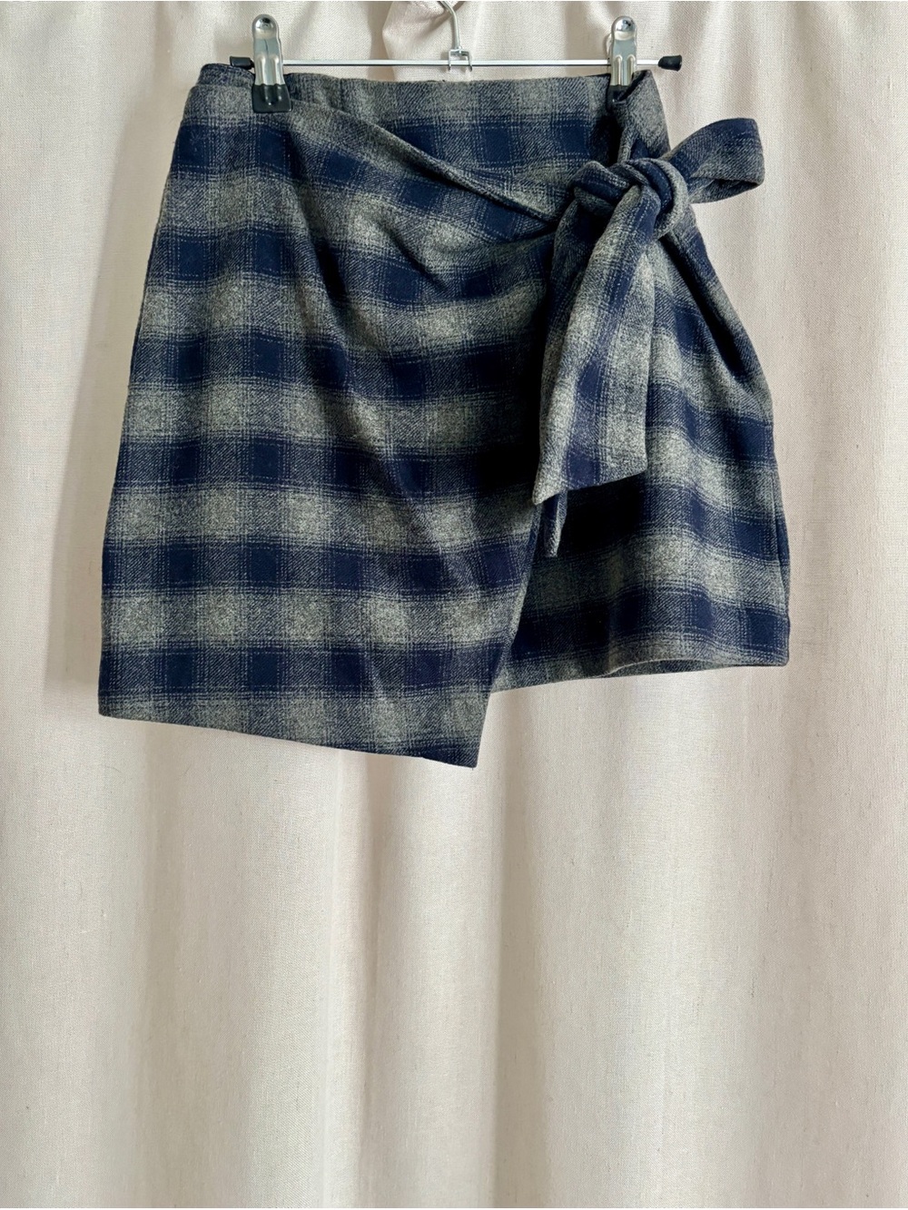 Wilfred Plaid Wrap Skirt | Size 0